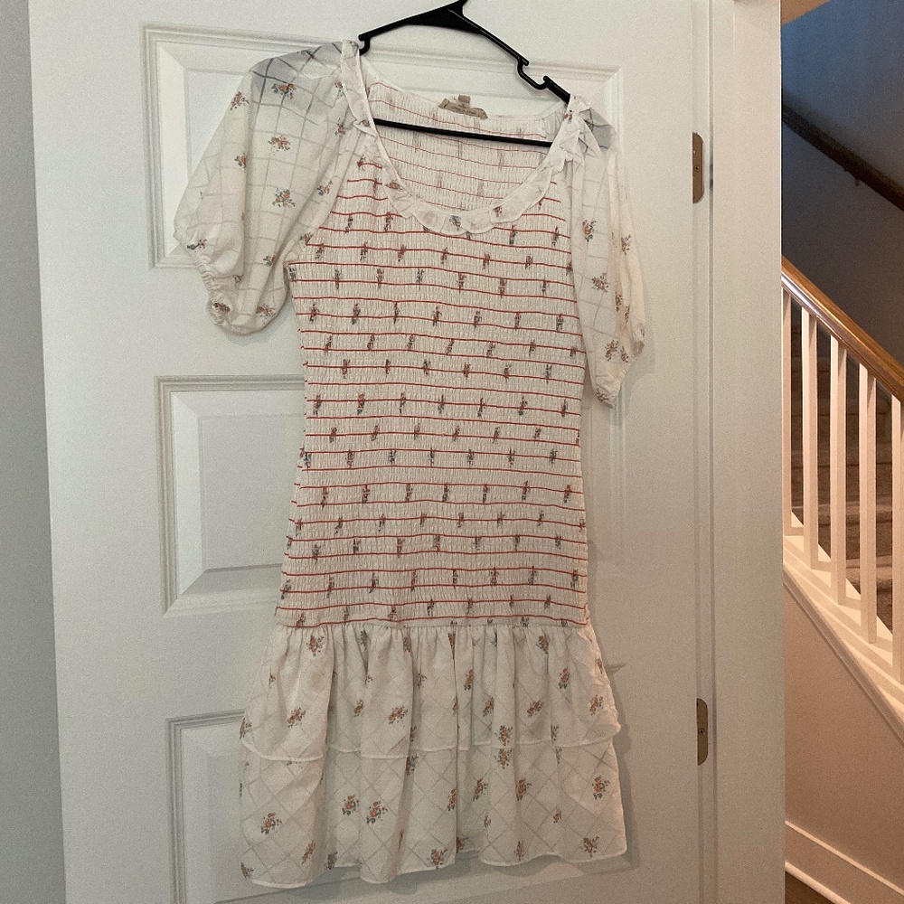 Midi white sundress